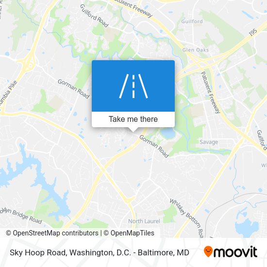 Mapa de Sky Hoop Road