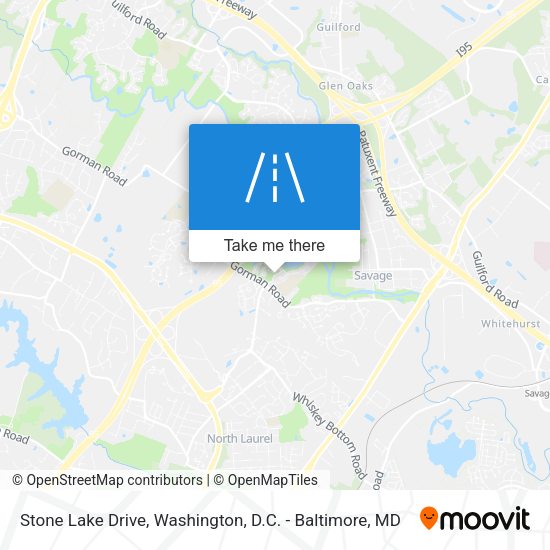 Stone Lake Drive map