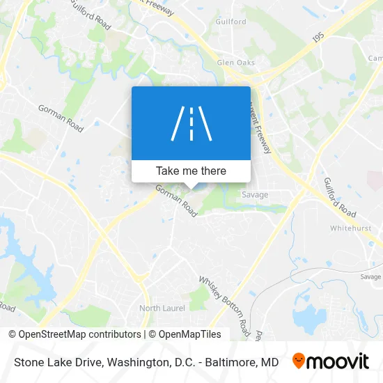 Stone Lake Drive map