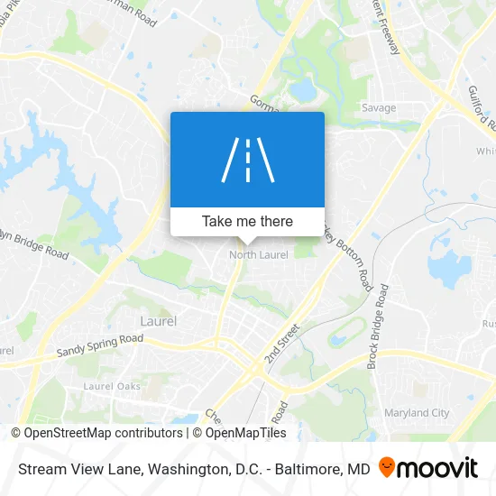 Stream View Lane map