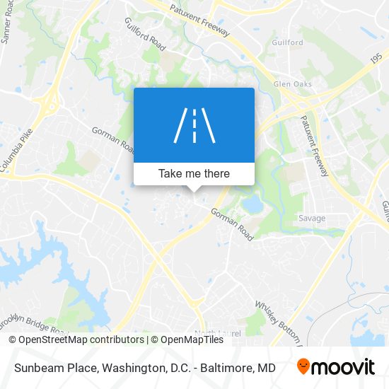 Mapa de Sunbeam Place