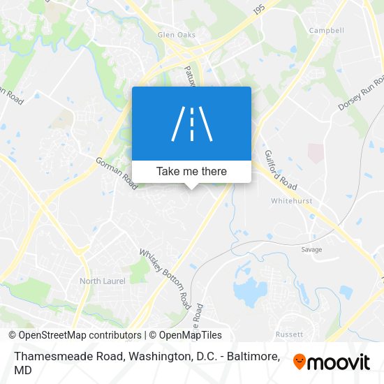 Mapa de Thamesmeade Road