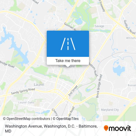 Washington Avenue map