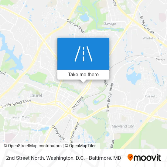 2nd Street North map