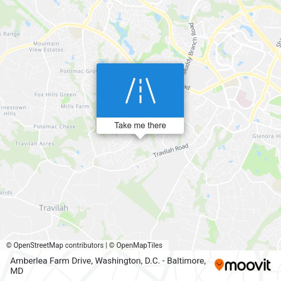 Mapa de Amberlea Farm Drive