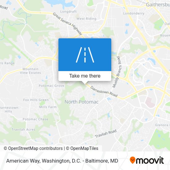 American Way map
