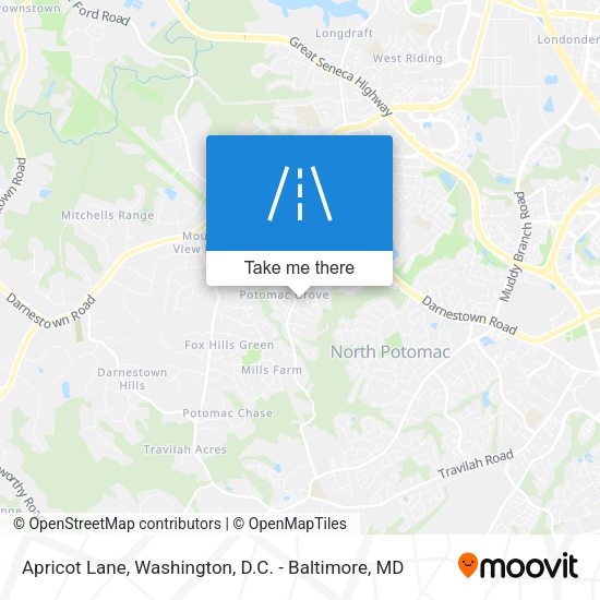 Apricot Lane map
