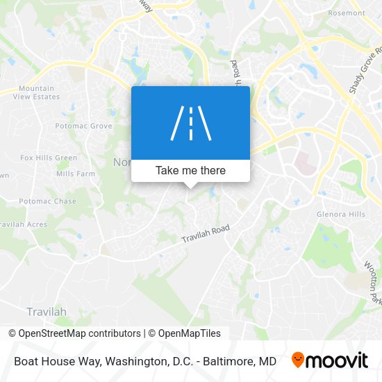 Boat House Way map