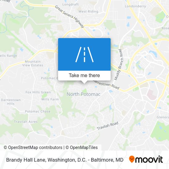 Brandy Hall Lane map
