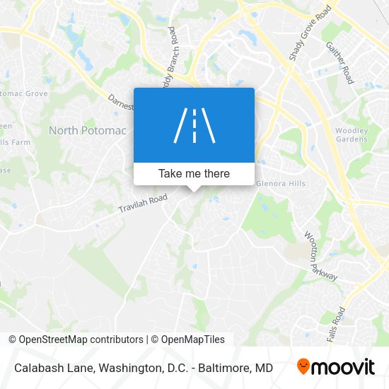 Calabash Lane map