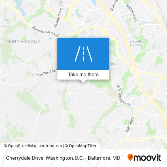 Mapa de Cherrydale Drive