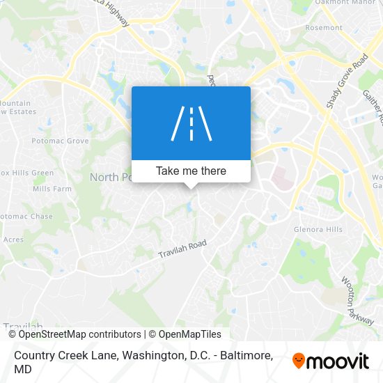 Mapa de Country Creek Lane