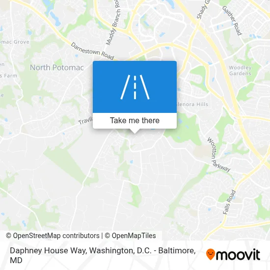 Daphney House Way map