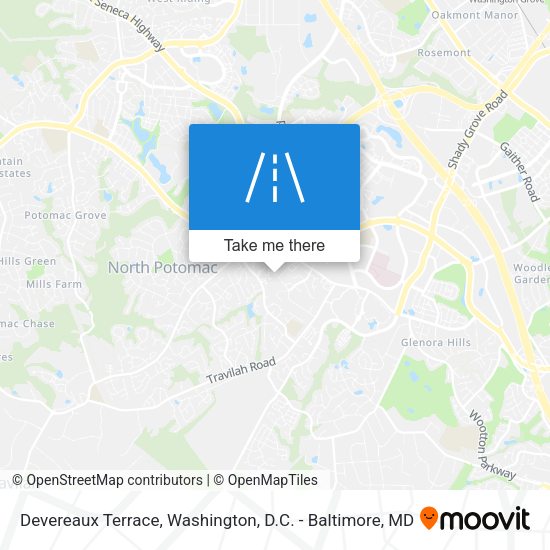 Devereaux Terrace map