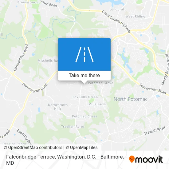 Falconbridge Terrace map
