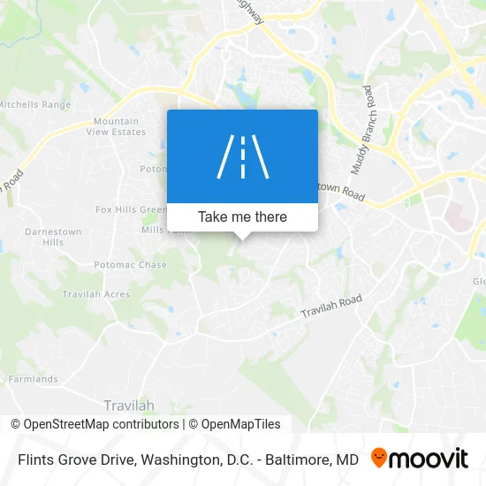 Flints Grove Drive map