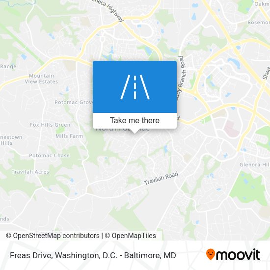 Freas Drive map