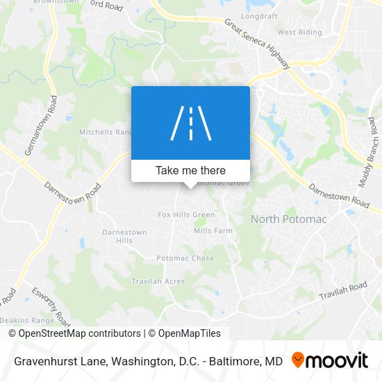 Mapa de Gravenhurst Lane