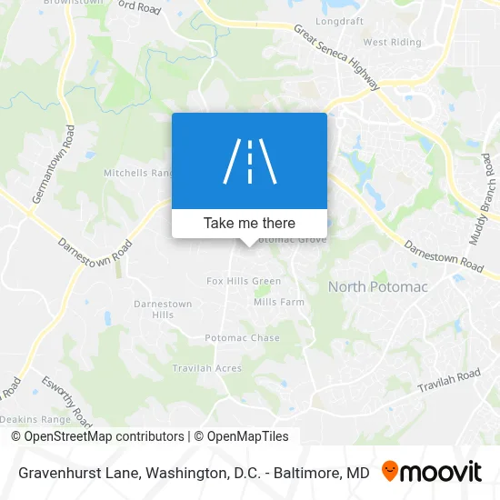 Gravenhurst Lane map