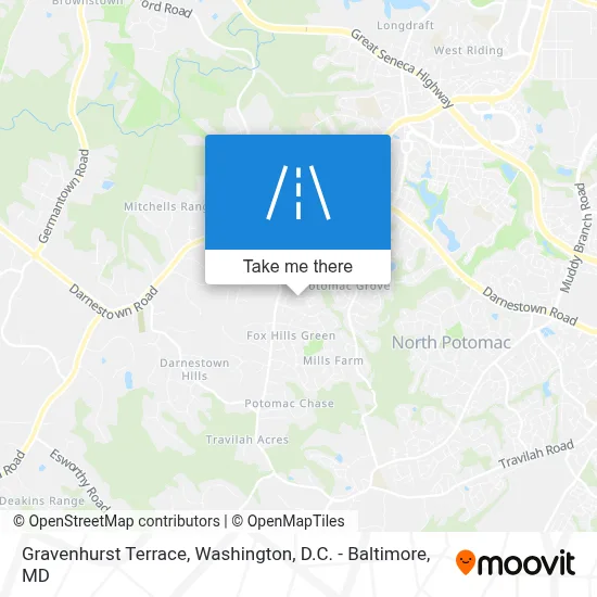 Gravenhurst Terrace map