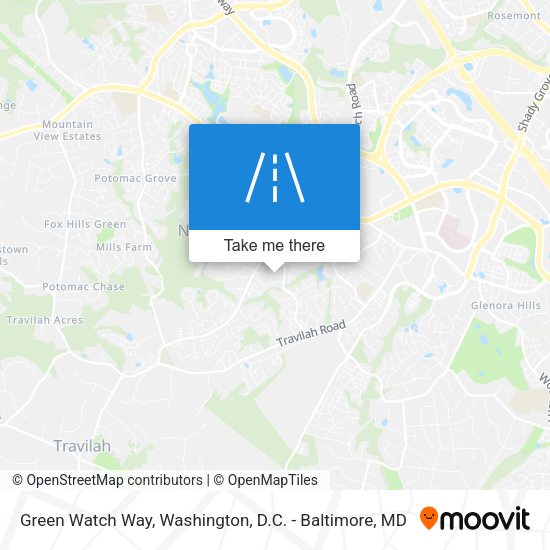 Green Watch Way map