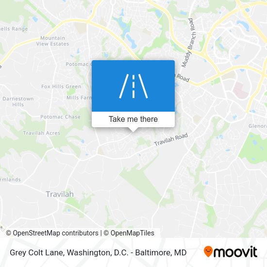Mapa de Grey Colt Lane