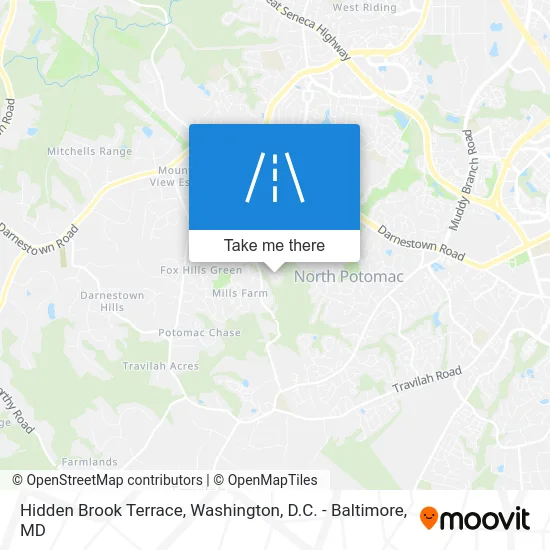 Hidden Brook Terrace map