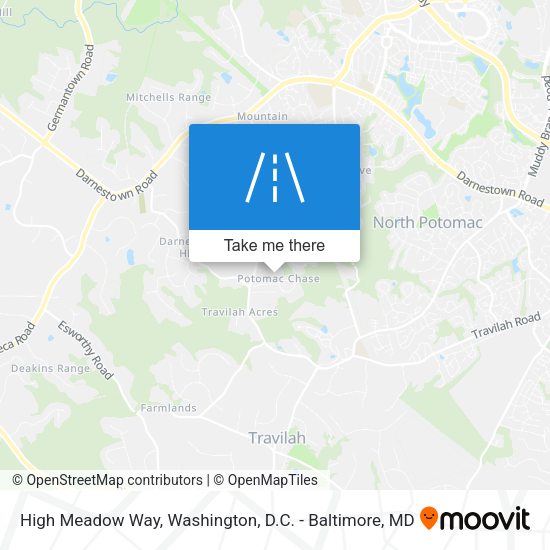 Mapa de High Meadow Way
