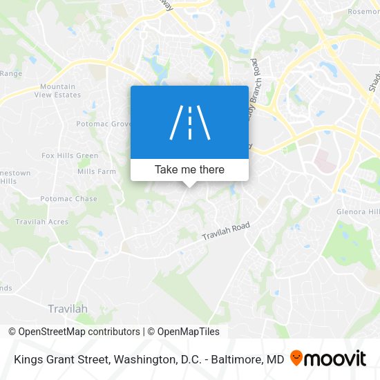 Kings Grant Street map