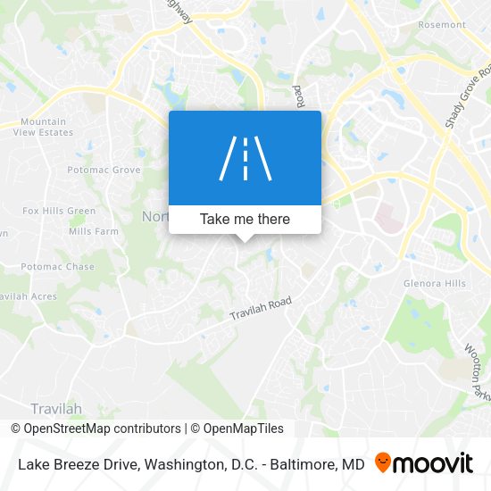 Lake Breeze Drive map