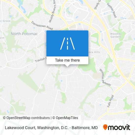 Lakewood Court map
