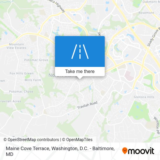 Mapa de Maine Cove Terrace