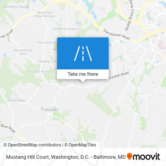 Mustang Hill Court map
