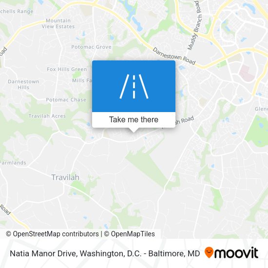 Natia Manor Drive map