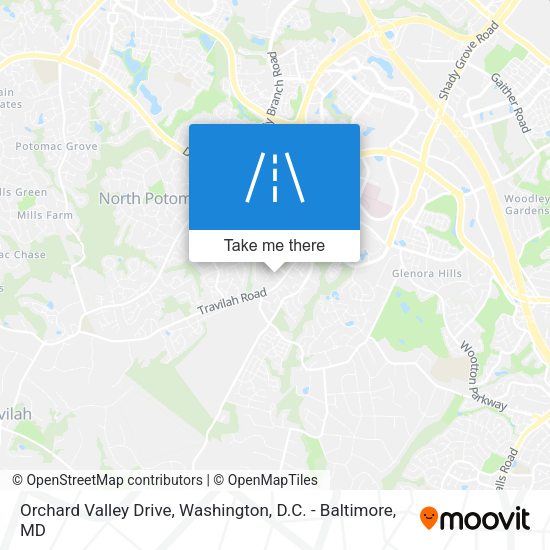 Mapa de Orchard Valley Drive