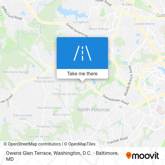 Mapa de Owens Glen Terrace
