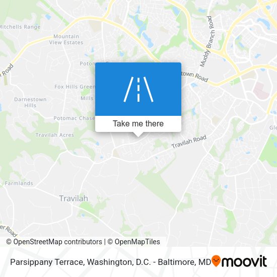 Parsippany Terrace map