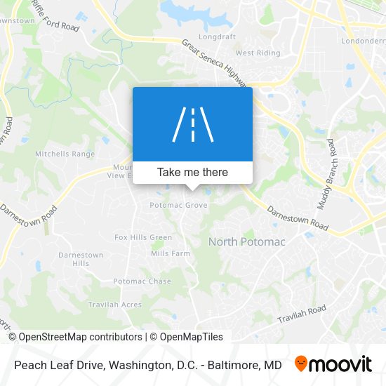 Peach Leaf Drive map