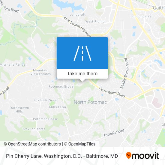 Pin Cherry Lane map