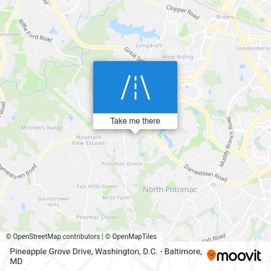 Mapa de Pineapple Grove Drive