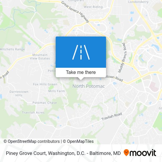 Piney Grove Court map