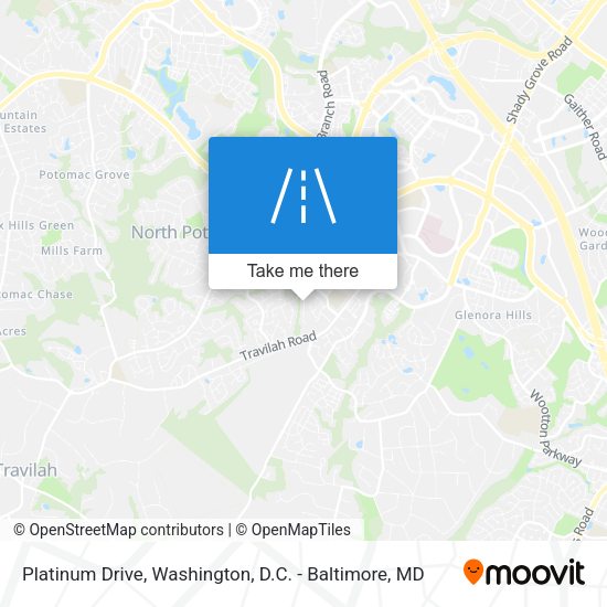 Platinum Drive map