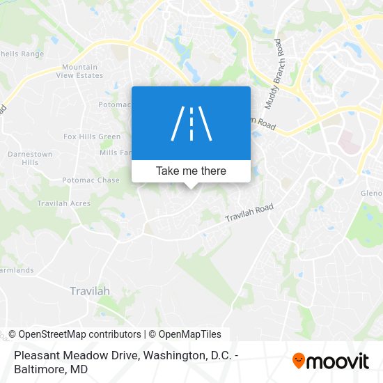 Pleasant Meadow Drive map