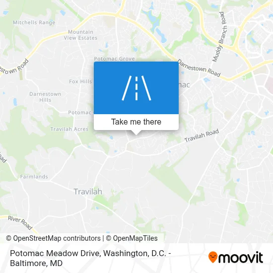 Potomac Meadow Drive map