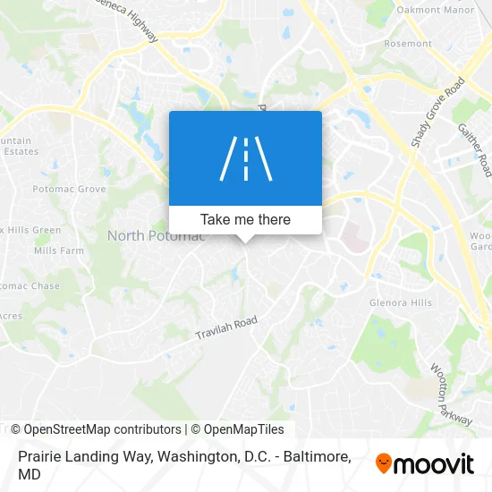 Prairie Landing Way map