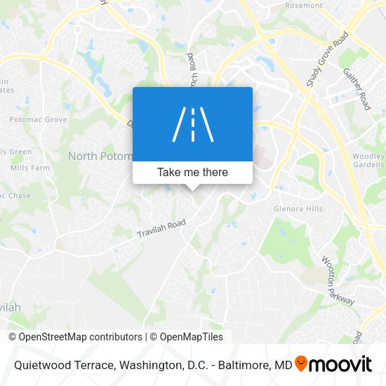 Quietwood Terrace map