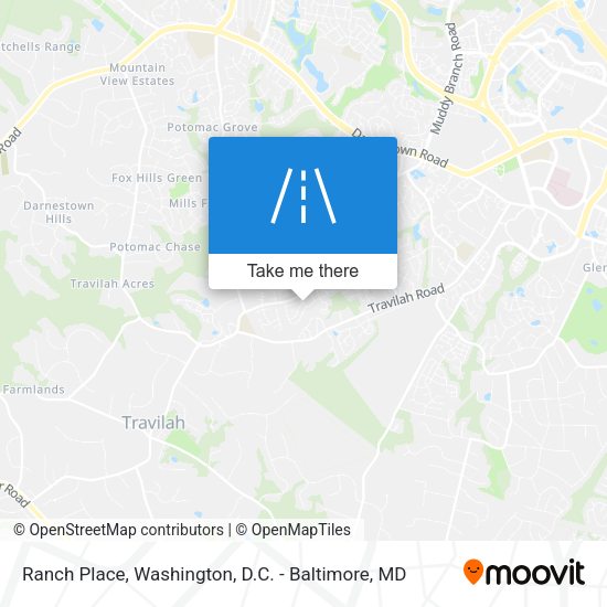 Ranch Place map