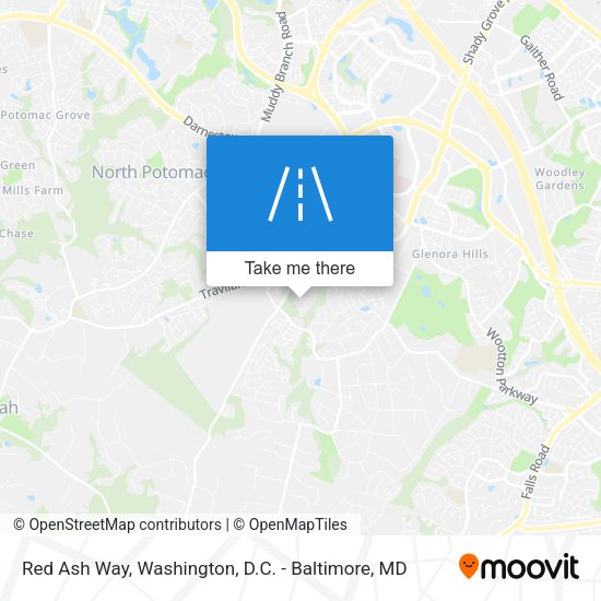 Red Ash Way map