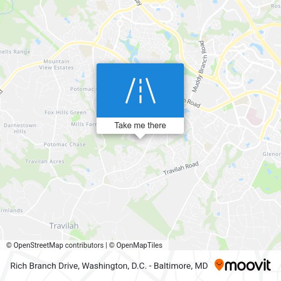 Mapa de Rich Branch Drive