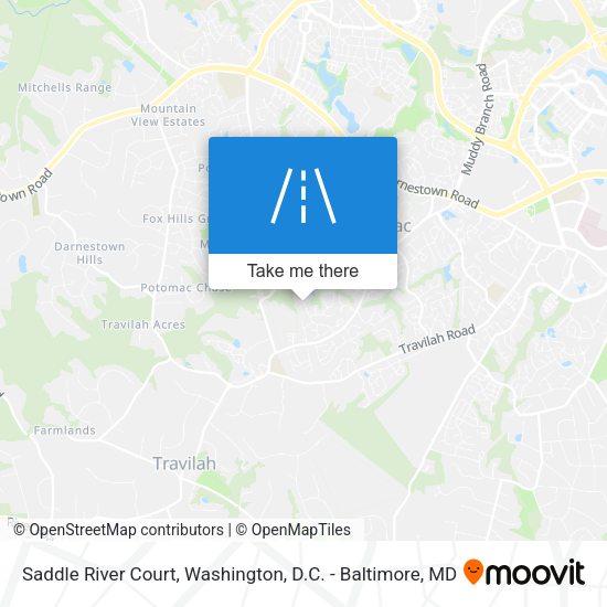 Mapa de Saddle River Court